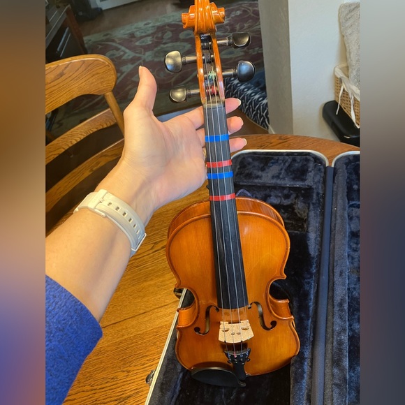 Samuel Eastman VL100 4/4 orchestra violin with hard case bow rosin etc. - Picture 9 of 15